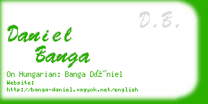 daniel banga business card